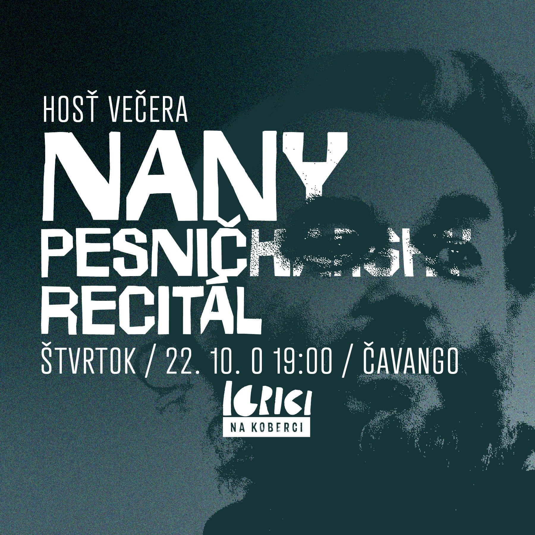 Nany — pesničkársky recitál, igrici na koberci október 2026